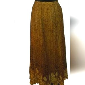 Coldwater Creek Beautiful Gold  midi-maxi skirt. SOLD